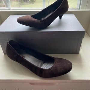 Prada calzature donna camoscio classi suede pump